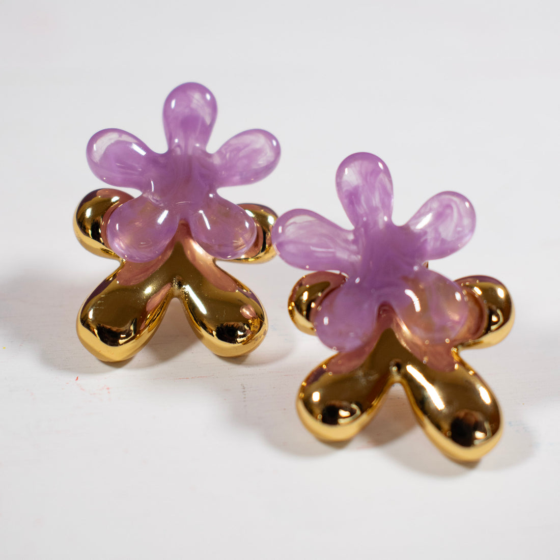 ¡NEW! Aretes Rosalía Púrpura