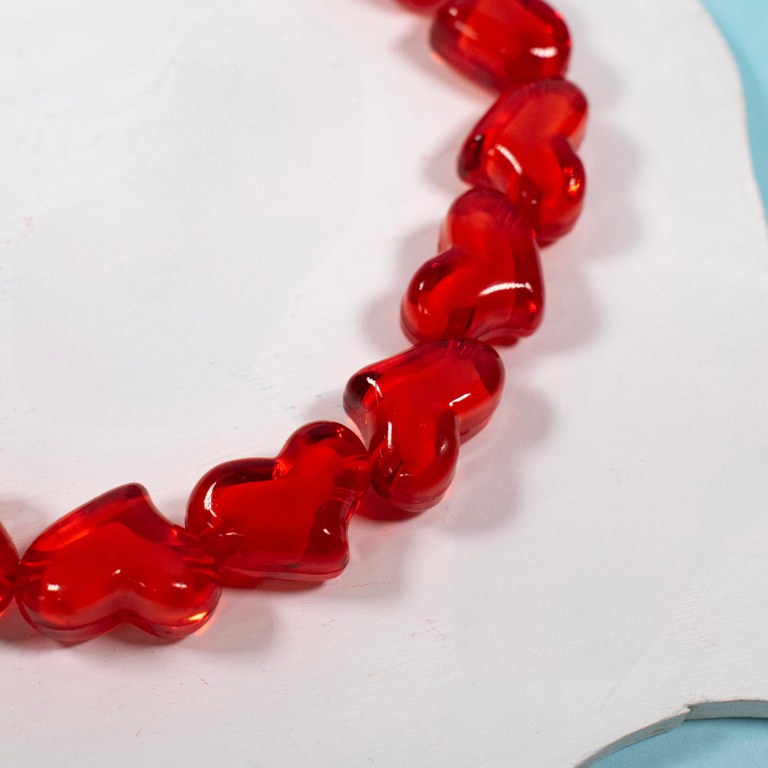 ¡NEW! Collar Corazones Rojo