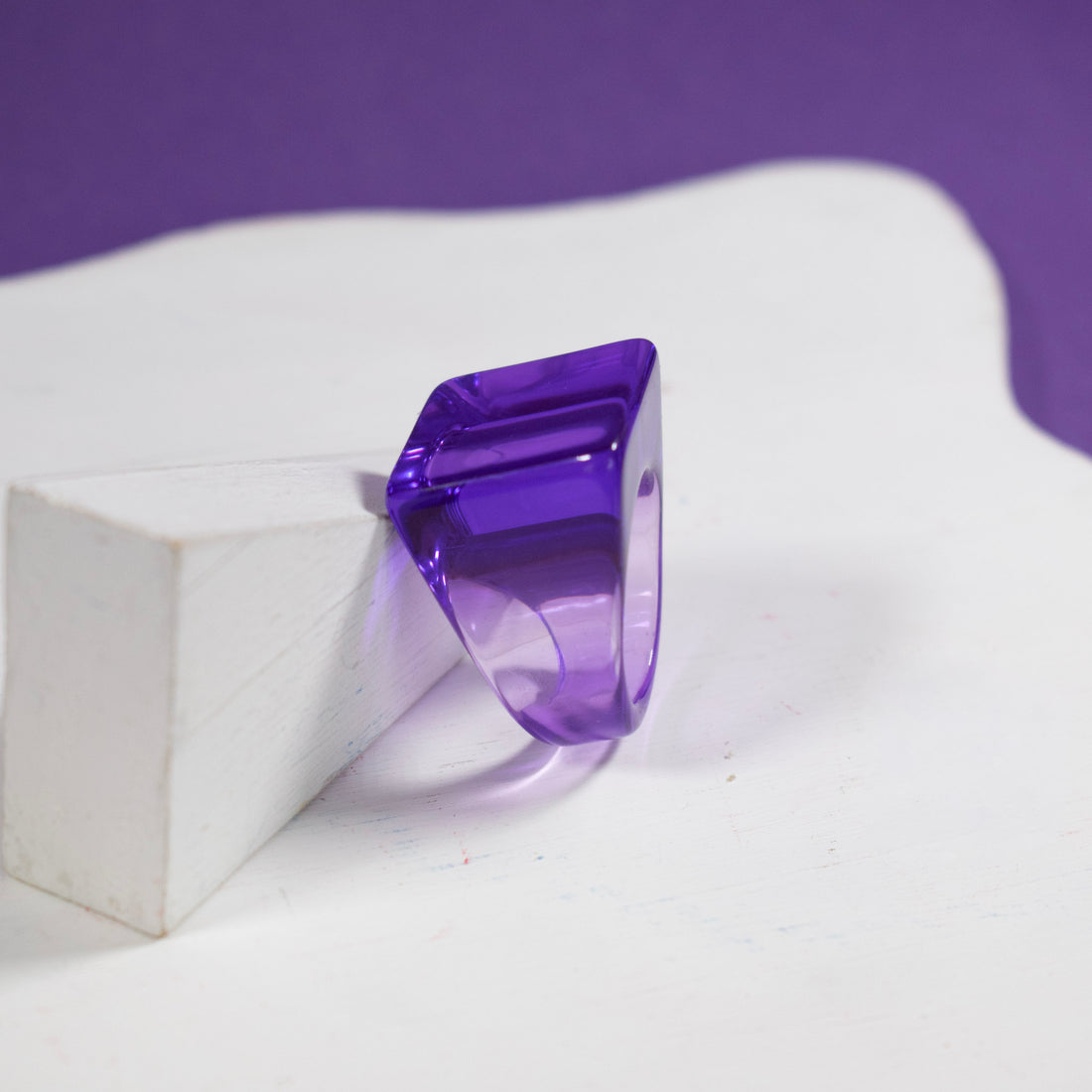 ¡NEW! Anillo Rubí Purpura - Talla 8