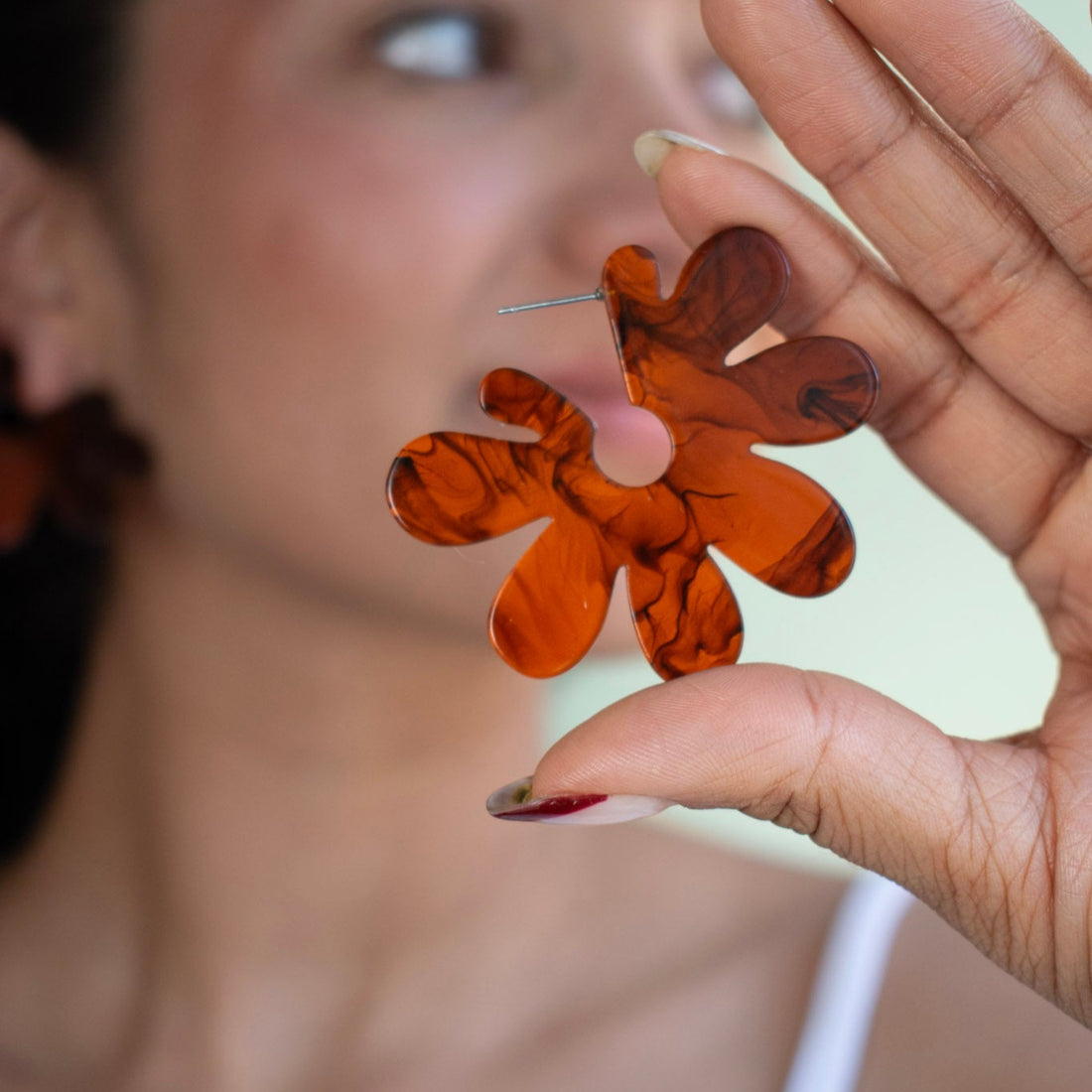 ¡NEW! Aretes Flor Carey