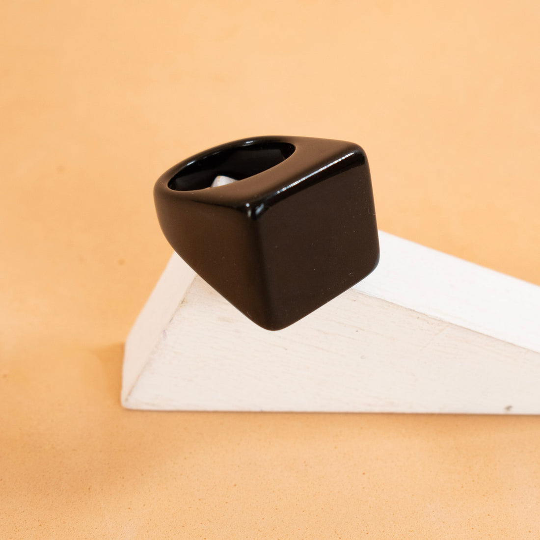 ¡NEW! Anillo Rubí Negro - Talla 8