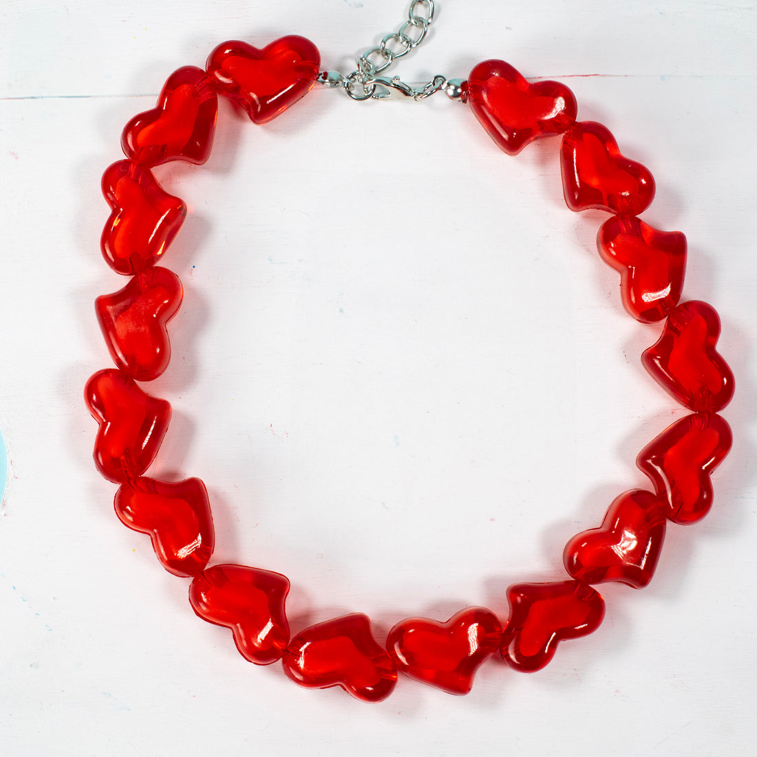 ¡NEW! Collar Corazones Rojo