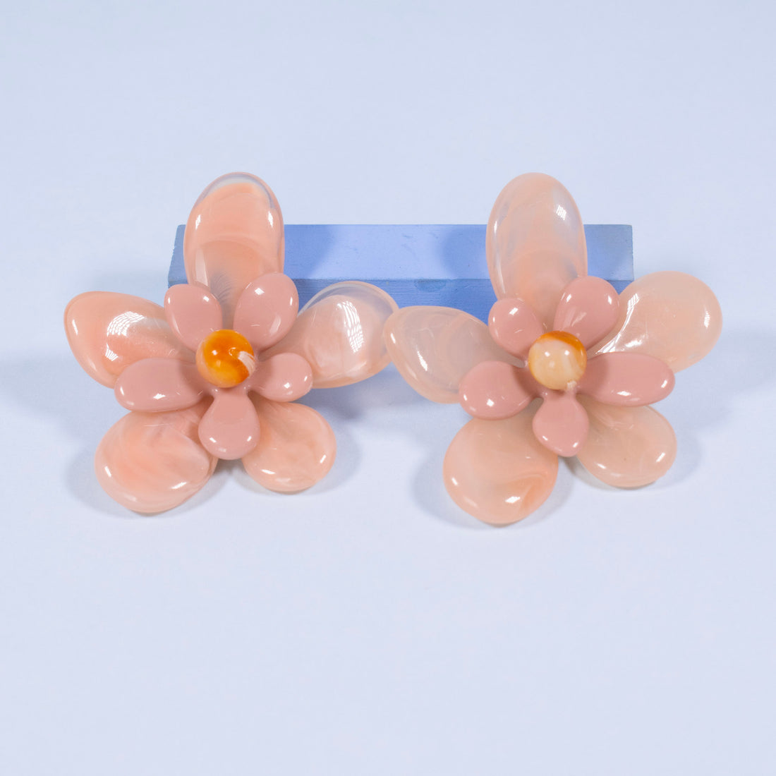 ¡NEW! Aretes Flor Palo de rosa
