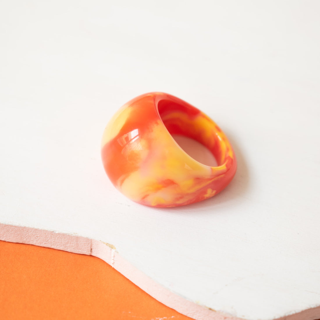 ¡NEW! Anillo Acrilico Prisma - Talla única 9